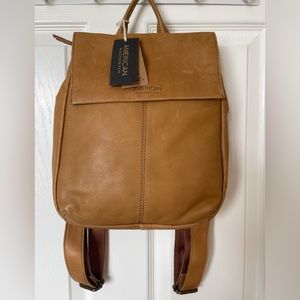 COPY - American Leather Co. Liberty Backpack Cafe Latte